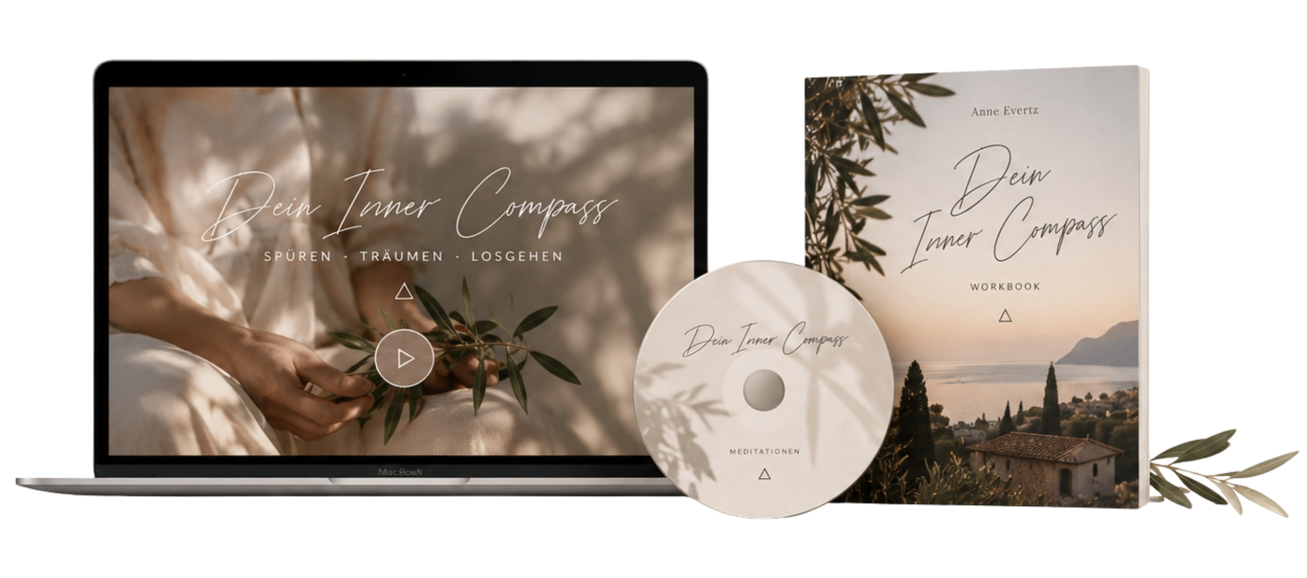 Inner Compass – zwei geführte Meditationen und das Intuitions-Workbook als kostenloses Geschenk